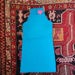 Lilly Pulitzer Adrienne Dress Size 0 in Turquoise